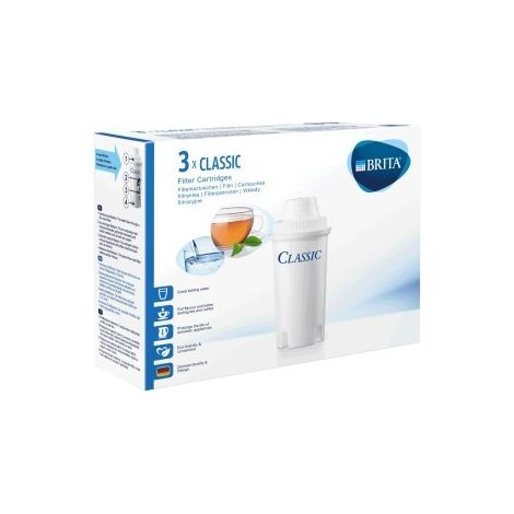 PACK DE 3 CARTOUCHES CLASSIC POUR CARAFE FILTRANTE BRITA