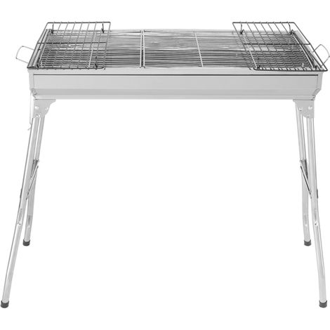 Portable Stainless Steel Grill with Standard Features for Outdoor Cooking and BBQ Enthusiasts