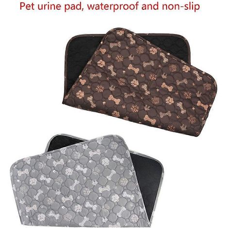 Tapis absorbant pour animaux de compagnie, tapis d'apprentissage de la propreté lavable pour chiens, couches pour chiens, pot (1/4)