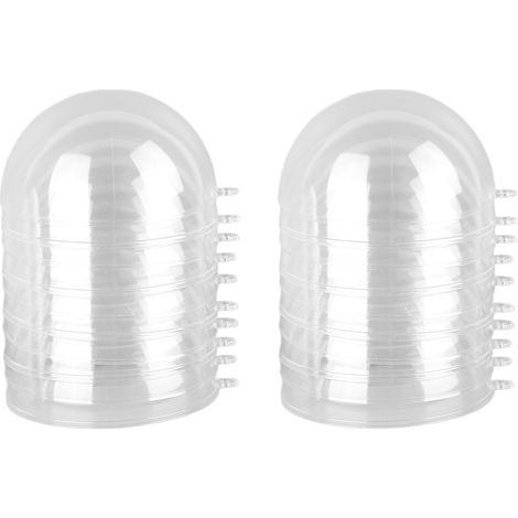 Clear Baubles 3.9in Diameter High Transparency Safe Plastic Hanging Hole Christmas Fillable Balls for DIY Decoration