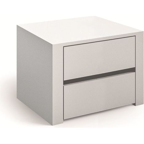 Cassettiera interna Alice 450 con lati finiti 2 cassetti colore bianco