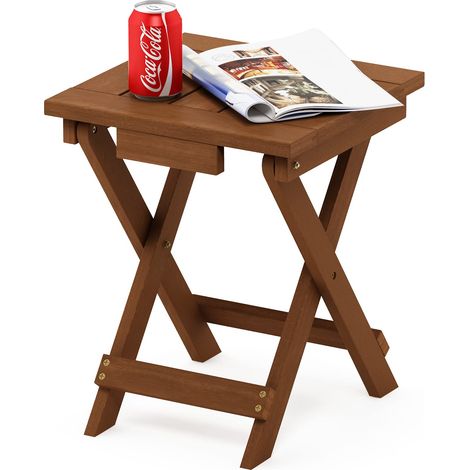 Table Pliante Tiir Adirondack en Teck, Naturel, One Size (1/5)