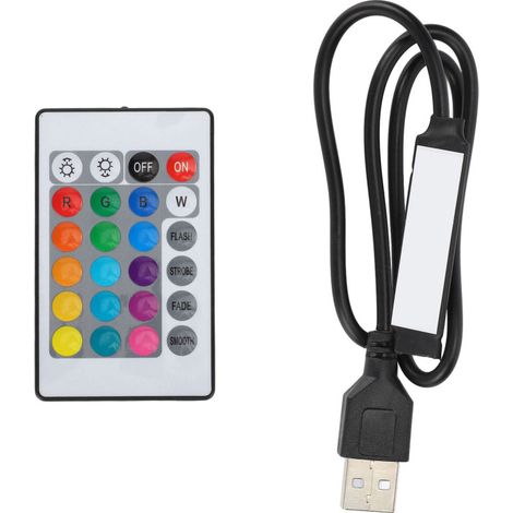 Controller Bluetooth USB con telecomando per striscia LED RGB a 4 pin da 5 V (5 V, 4 pin)