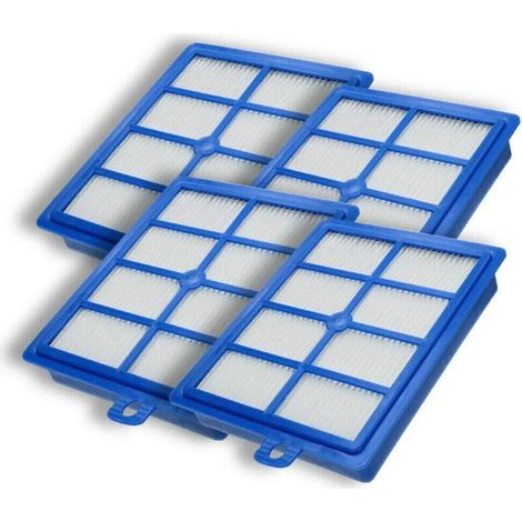 Lot de 4 filtres d'échappement HEPA13 pour Philips/AEG/Electrolux/Tornado/Volta (1/4)
