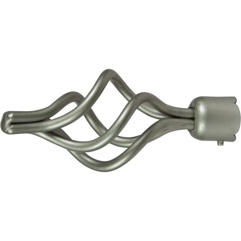 1 pomolo ciorciola nichel terminale per tubo diametro 20 mm