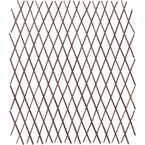 Clôture en Bois Extensible Treillis Plante en Osier Tuteur Support pour