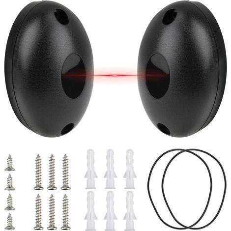 Universelle Lichtschranke für Tore, 12/24 V AC/DC Infrarot-Lichtschranke, Infrarot-Sicherheitssensoren für automatische Tore und Garagen, kompatibel mit verschiedenen Zutrittskontrollsystemen (1/4)