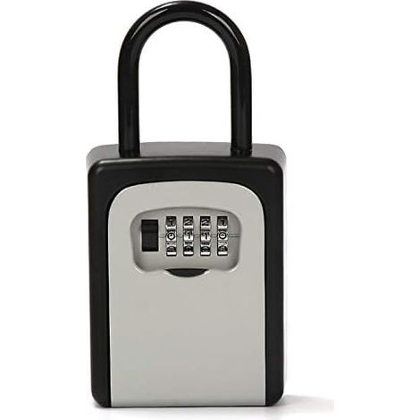 Boite A Clefs,Placards à CléS Poignée de Porte Padlock Installation Gratuite Mot de Passe Boîte de Mot de Passe Décoration Mot de Passe Mot de Passe Verrouiller la Touche Boîte de Rangement (1/5)