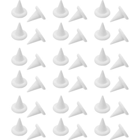 Lot de 50 Clous de Four en Céramique Réfractaire Coniques, Support Suspendu pour Poterie, Accessoires Réutilisables pour Cuisson Professionnelle, Isolation Thermique et (1/5)
