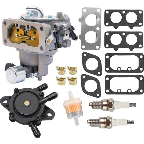 Carburateur de Remplacement Compatible avec Moteurs Kawasaki FH721V FH680V 22HP - Pièces de Rechange pour Tondeuses Autoportées, Remplace les Références 15004-0757, 15003-7094, 15003-0940 (1/5)
