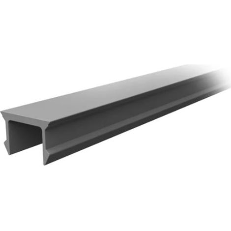Profilé d'encadrement Polypropylène Gris RS PRO, rainure 8mm ( Prix pour Sachet de 10 )