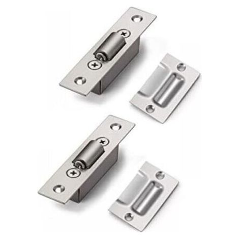 (90×20×28mm)Stainless Steel Door Roller Latch Concealed Mortise Size 20mm Roller Latches for Cabinet Kitchen Bathroom Bedroom Cupboards Furniture (1/4)