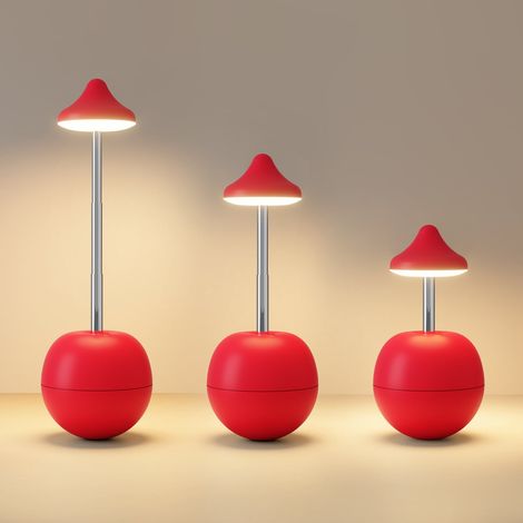 Lampe De Chevet - Hauteur Réglable - Télécommande - Éclairage Ambiant LED - Pour Chambre Et Dortoir - 1 Pièce (1/5)