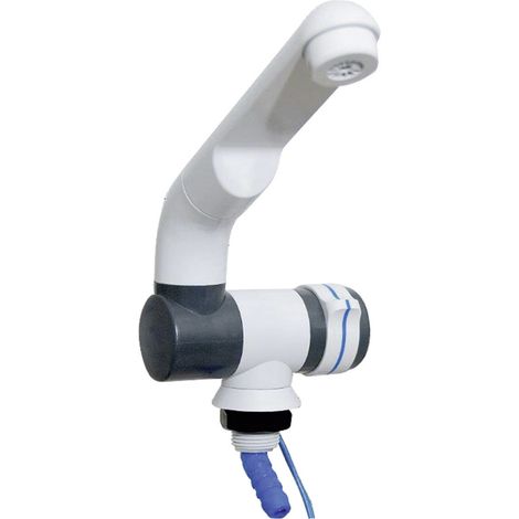 Barwig 4000-76 Camping-Wasserhahn Schlauch-Anschluss 10 mm Grau, Anthrazit