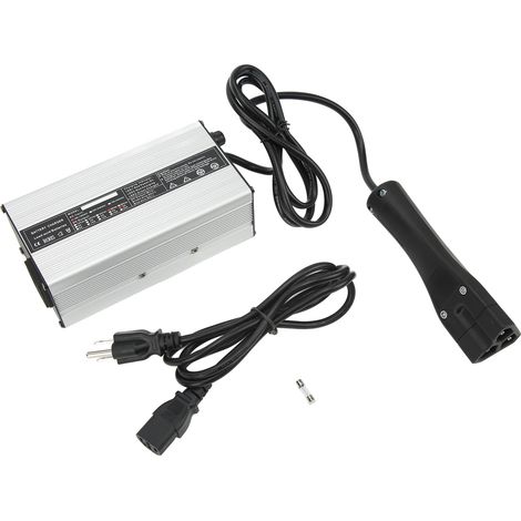 Chargeur de batterie 48 V 6 A pour voiturette de golf, chargeur intelligent avec prise RVX et protection de batterie pour prise standard américaine EZ-GO (1/5)