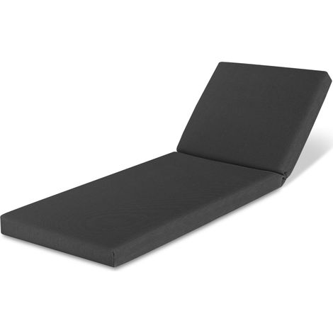 Deckchair Auflagen Wasserdicht  QD-RL, 190x60cm, Anthrazit