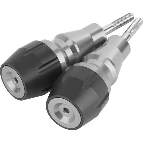 Protège-Cadre Moto Universel avec Pare-Chocs Échappement 10mm, Slider de Protection en Acier Inoxydable Titane (1/5)
