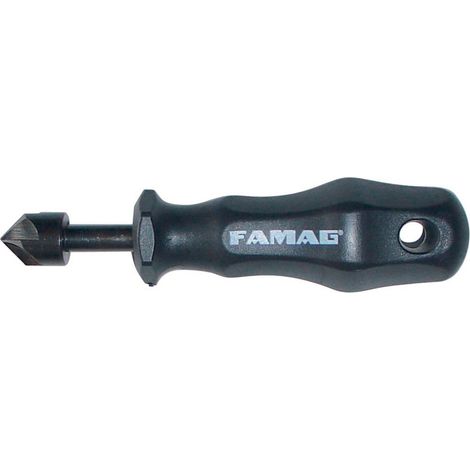 Famag Handsenker WS ø 16 mm mit Kunststoffheft Material WS 5-schnidig 90Àš° Senker (1/5)