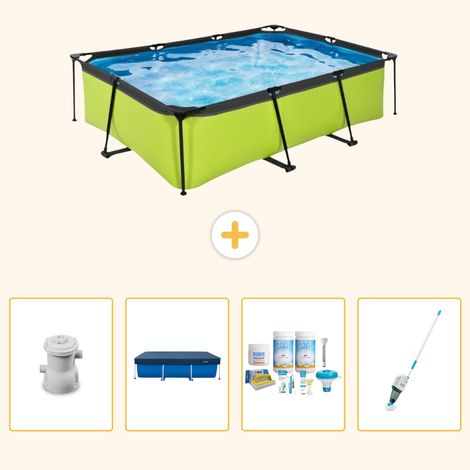 Exit-toys Piscine Exit Rectangulaire - 220x150x65 cm - 5-pièces SCB5 (1/5)