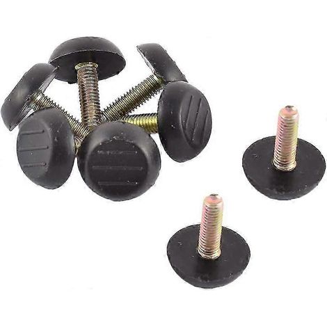 Patins de nivellement coulissants réglables pour pieds de table et meubles, diamètre de la base : 23 mm, lot de 8 (1/5)