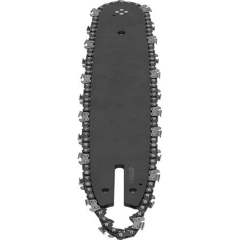 Ensemble guide-chaîne et chaîne de tronçonneuse de 15 pouces, chaîne semi-carrée en alliage de 64 maillons avec lubrification, remplacement à faible rebond (1/5)
