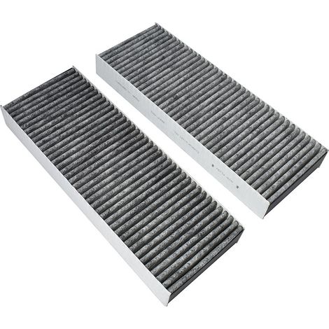 Filtro de carbón AllSpares (2 uds.) apto para placas de cocción BAKFS (sin olor a pescado), Bora Basic y GP4 (338x123x42 mm) (1/5)