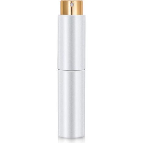 Flacon vaporisateur de parfum vide portable de 10 ml avec entonnoir de remplissage et pompe de remplissage, adapté aux voyages en plein air, blanc (1/5)