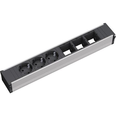 Bachmann CONI regleta de mesa negro plateado 356 mm