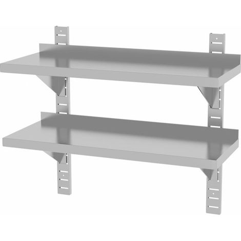 Doppeltes verstellbares Hängeregal 140 cm - Hendi 811740 (1/4)