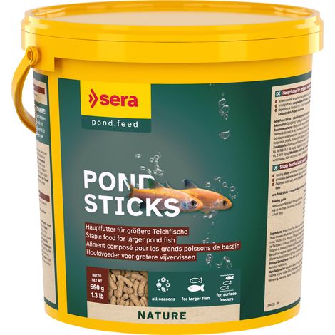 Sera Pond Sticks - Alimento Principal para Peces Grandes de Estanque