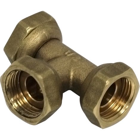 Té Femelle écrou prisonnier 1/2" (15/21) - Arcanaute (1/2)