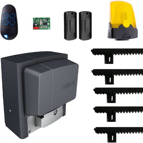 CAME BX 001U2923 U2923 Kit Con 5 MT Cremagliera Automazione Per Cancello Scorrevole Motore 400kg 230v