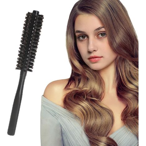 Round Drying Brush Boar Bristle Fringe Roller (1/5)