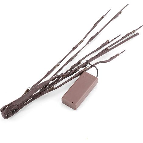 Guirlande Lumineuse Led Branche Fer - Décoration Intérieure Et Extérieure Étanche - Fil Flexible Sans Pile - 1 Pièce (1/5)
