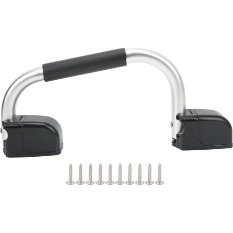 Ausla Poignée D'assistance pour Camping-car avec Poignée EVA, Quincaillerie de Porte D'entrée Pliable en Aluminium pour Remorque de Camping-car (1/5)