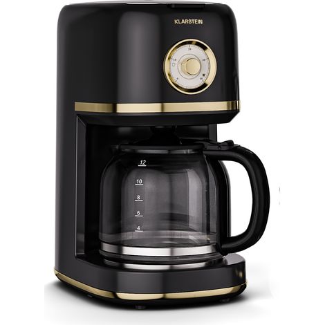 Klarstein Cafetera de filtro Victoria  1,5 litros  Función para mantener caliente  12 tazas