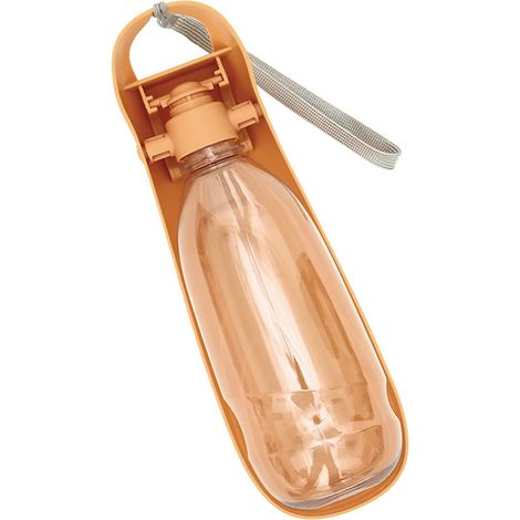 Gourde pliable pour chien et chat - 550 ml - angle de distribution 135° - étanche avec joint en silicone - idéale promenade voyage extérieur - 1 pièce (1/5)
