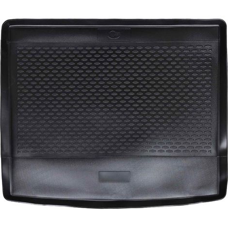 Trunk Mat Black suitable for AUDI Q3 2011-2018, 2019- Rubber vidaXL