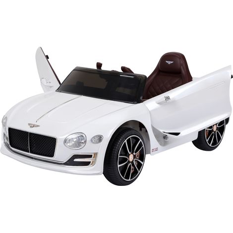 HOMCOM 12V Kids Children Electric Ride-on Car Bentley GT with Parental Remote White (1/5)