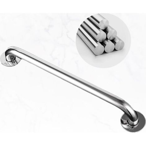 Maniglione di sicurezza a parete in acciaio inox per vasca da bagno, bagno, WC, per disabili, anziani e bambini (30 cm) (1/4)