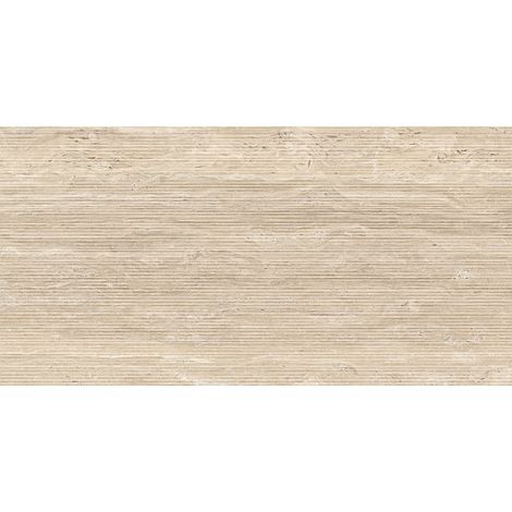 Mexen Neo Travertino Liner Natural Probe des glasierten Feinsteinzeugs, rechteckig, G1, Boden- und Wandfliese 120 x 60 cm, matt (1/5)
