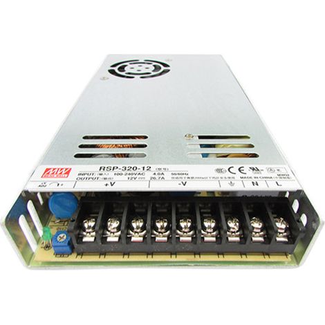 Alimentatore MW MEAN WELL CV 300W 25A RSP-320-12 Trasformatore Da AC 220V A DC 12V Per Luci Led Interno (1/2)