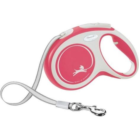 Laisse New Comfort M Tape 5 m red Flexi CF20T5-251-R-20