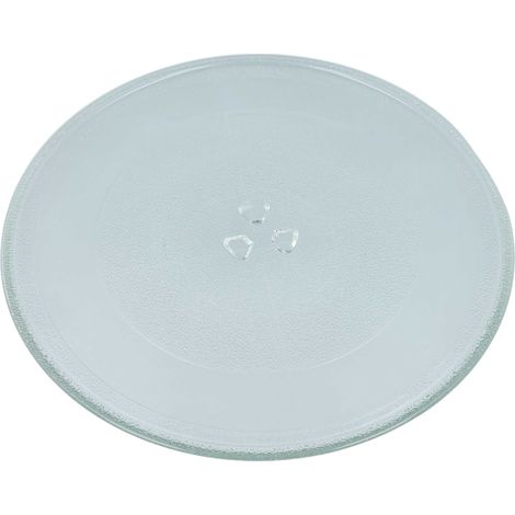 vhbw piatto compatibile con LG LCS1410SW, LD10SS, LD510, JVM1542WF-02 forni a microonde - Piatto girevole con attacco a Y, 32,4 cm, vetro trasparente