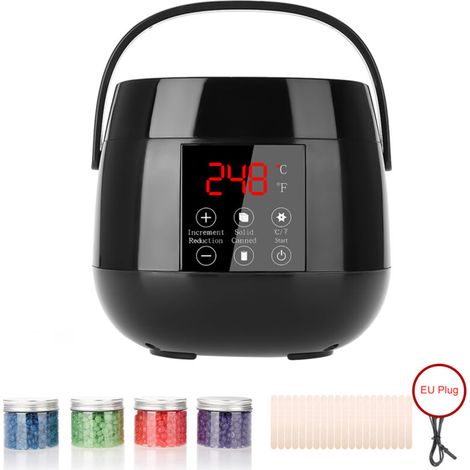 Chauffe-cire, affichage LED, contrôle intelligent de la température, nettoyeur de cheveux pour bras, jambes, aisselles, bikini (1/5)