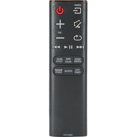 Control remoto multifuncional para barra de sonido Bluetooth y subwoofer con cable Samsung PS WJ6000 HW J355 HW J450