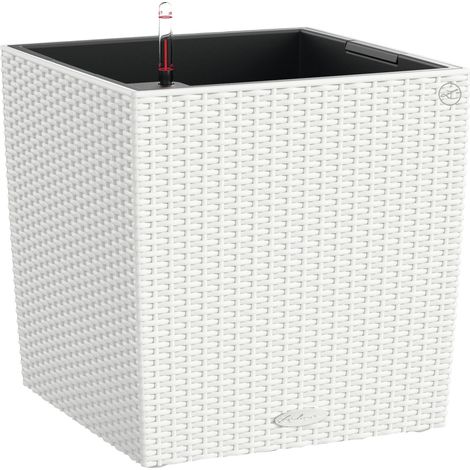 LECHUZA CUBE Cottage 50 bianco 15390 (1/3)