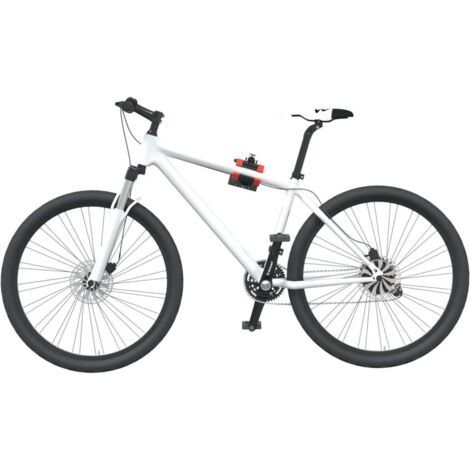 Support mural pour réparation de vélo pliable rouge et noir