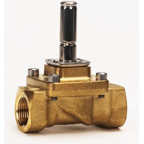 Danfoss Carcasa de electroválvula Válvula de ángulo 250B 18BD G 3/4, kvs 6,0, Agua/Vapor, NO, 032U5354