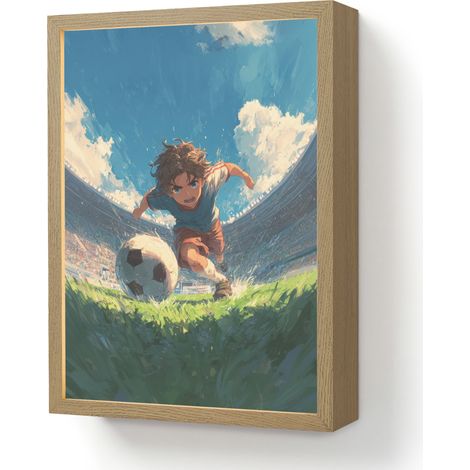 WALL LIGHT Stadium - Footballer - Ball 30x40 cm